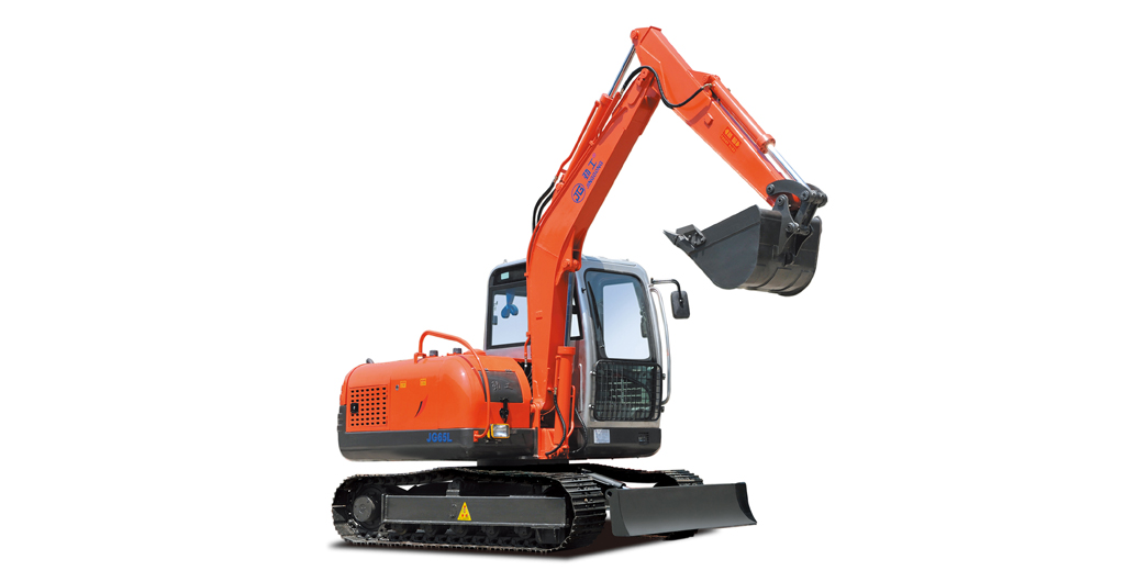 6 ton iron track excavator with 360 degree rotation